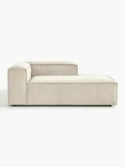 Chaise longue hoekmodule Lennon van corduroy^Westwing Collection Clearance