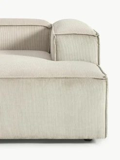 Chaise longue hoekmodule Lennon van corduroy^Westwing Collection Clearance