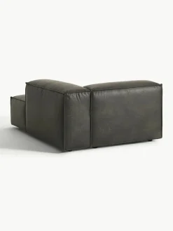 Chaise longue hoekmodule Lennon van gerecycled leer^Westwing Collection Sale