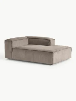 Chaise longue hoekmodule Lennon van corduroy^Westwing Collection Hot
