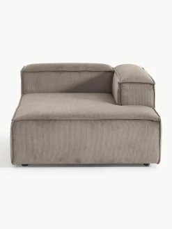Chaise longue hoekmodule Lennon van corduroy^Westwing Collection Hot