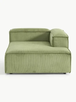 Chaise longue hoekmodule Lennon van corduroy^Westwing Collection Fashion