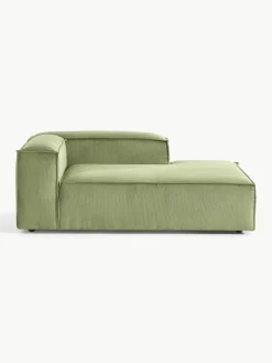 Chaise longue hoekmodule Lennon van corduroy^Westwing Collection Fashion