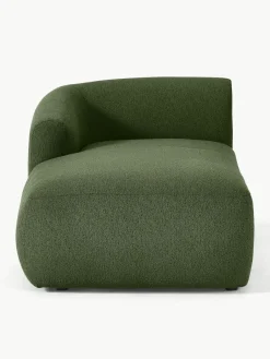 Chaise longue hoekmodule Sofia uit bouclé^Westwing Collection New
