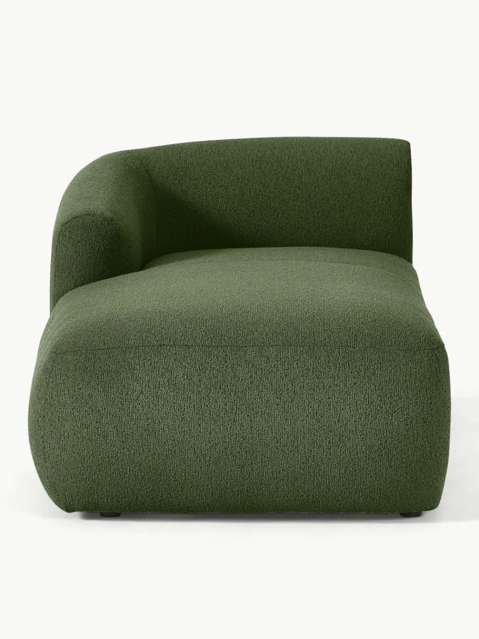 Chaise longue hoekmodule Sofia uit bouclé^Westwing Collection New