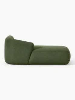 Chaise longue hoekmodule Sofia uit bouclé^Westwing Collection New
