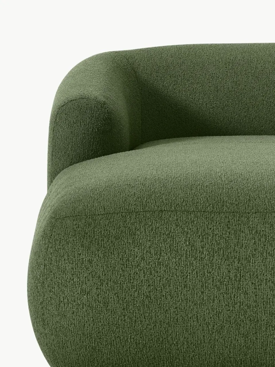 Chaise longue hoekmodule Sofia uit bouclé^Westwing Collection New