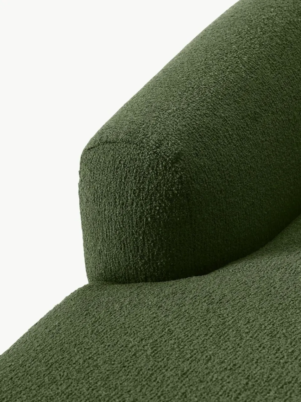 Chaise longue hoekmodule Sofia uit bouclé^Westwing Collection New