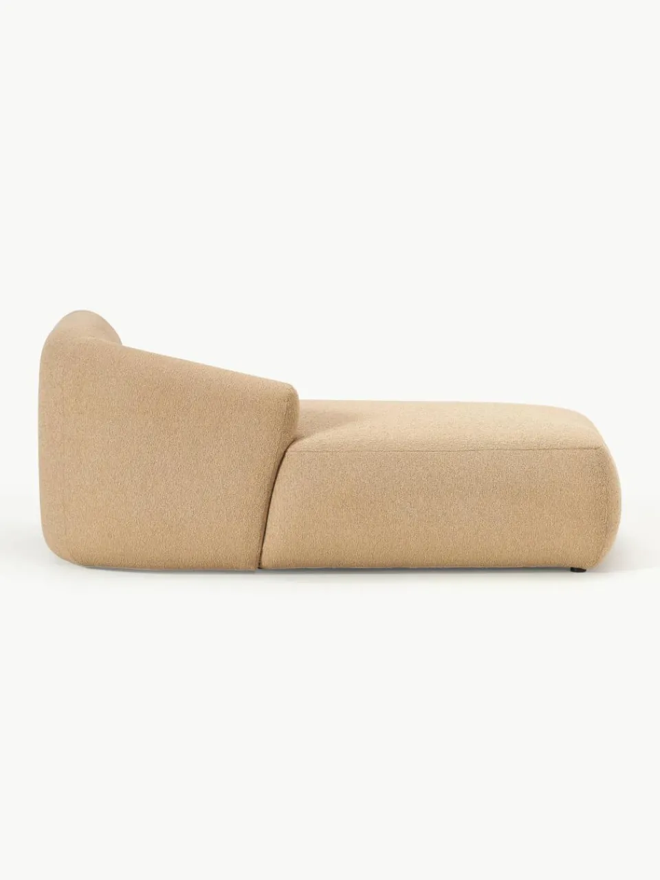 Chaise longue hoekmodule Sofia uit bouclé^Westwing Collection Discount