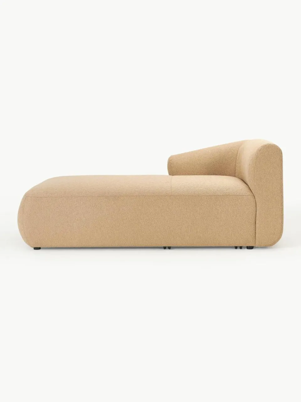Chaise longue hoekmodule Sofia uit bouclé^Westwing Collection Discount
