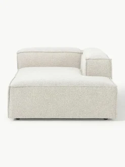 Chaise longue hoekmodule Lennon van bouclé^Westwing Collection Outlet