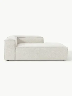 Chaise longue hoekmodule Lennon van bouclé^Westwing Collection Outlet