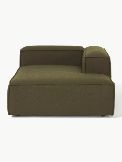 Chaise longue hoekmodule Lennon uit bouclé^Westwing Collection Best