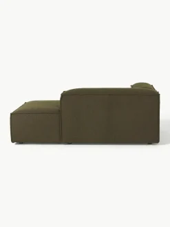 Chaise longue hoekmodule Lennon uit bouclé^Westwing Collection Best