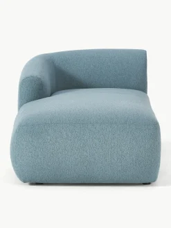 Chaise longue hoekmodule Sofia uit bouclé^Westwing Collection Discount