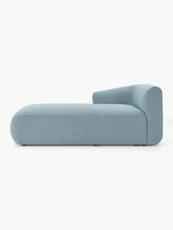 Chaise longue hoekmodule Sofia uit bouclé^Westwing Collection Discount