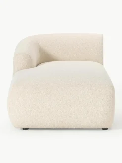 Chaise longue hoekmodule Sofia uit bouclé^Westwing Collection Discount