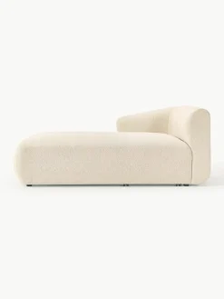 Chaise longue hoekmodule Sofia uit bouclé^Westwing Collection Discount