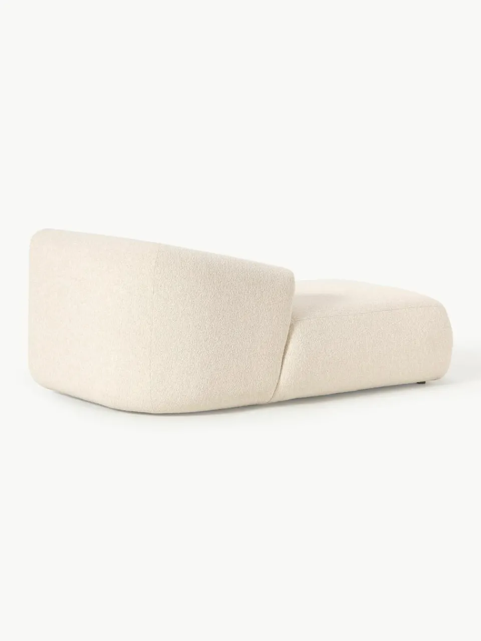 Chaise longue hoekmodule Sofia uit bouclé^Westwing Collection Discount