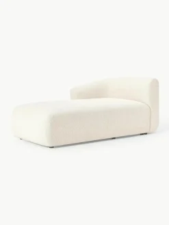 Chaise longue hoekmodule Sofia uit bouclé^Westwing Collection Clearance