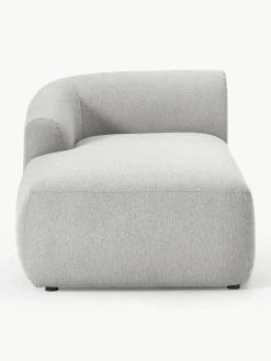 Chaise longue hoekmodule Sofia uit bouclé^Westwing Collection Outlet