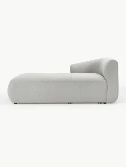 Chaise longue hoekmodule Sofia uit bouclé^Westwing Collection Outlet