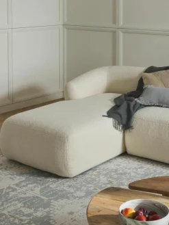 Chaise longue hoekmodule Sofia uit teddy^Westwing Collection Outlet