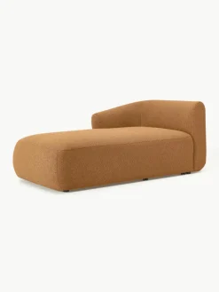 Chaise longue hoekmodule Sofia uit bouclé^Westwing Collection Clearance