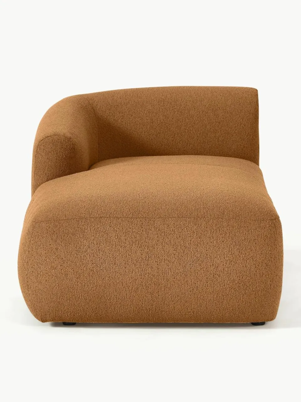 Chaise longue hoekmodule Sofia uit bouclé^Westwing Collection Clearance