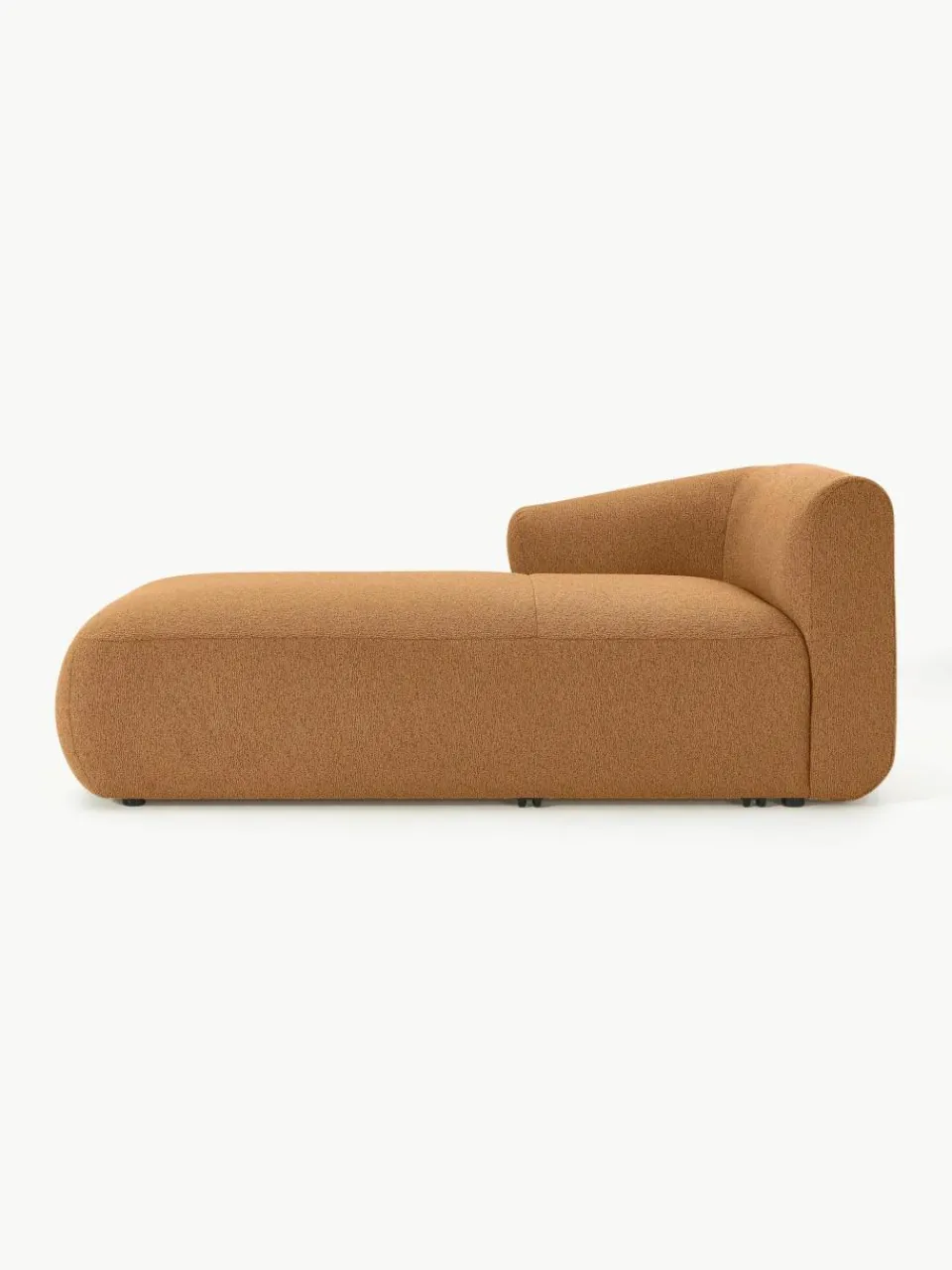 Chaise longue hoekmodule Sofia uit bouclé^Westwing Collection Clearance