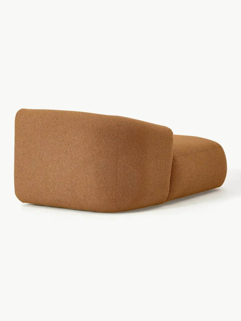 Chaise longue hoekmodule Sofia uit bouclé^Westwing Collection Clearance