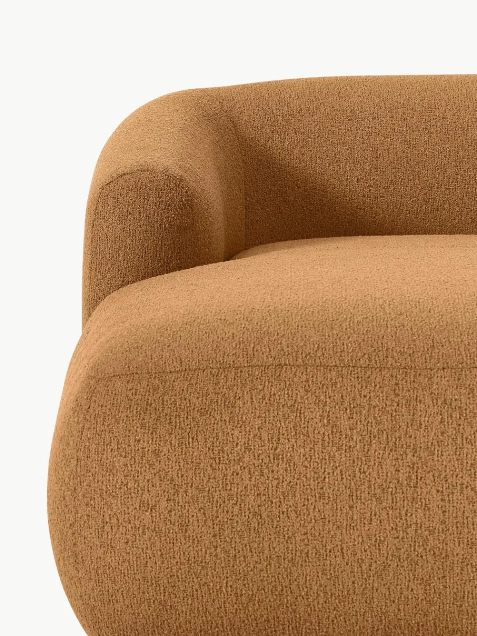 Chaise longue hoekmodule Sofia uit bouclé^Westwing Collection Clearance