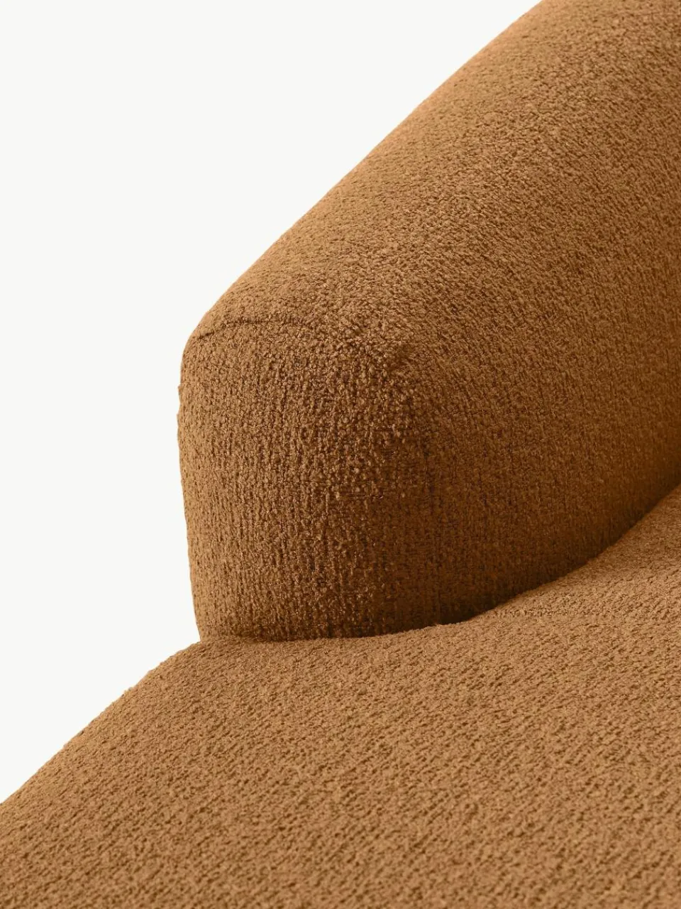 Chaise longue hoekmodule Sofia uit bouclé^Westwing Collection Clearance