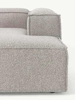 Chaise longue hoekmodule Lennon van bouclé^Westwing Collection New