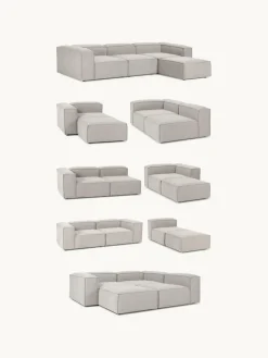 Chaise longue hoekmodule Lennon van bouclé^Westwing Collection New