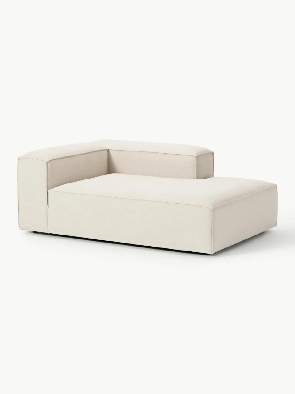 Chaise longue hoekmodule Lennon van linnenmix^Westwing Collection Discount