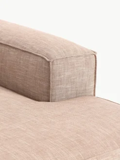 Chaise longue hoekmodule Lennon van linnenmix^Westwing Collection Hot