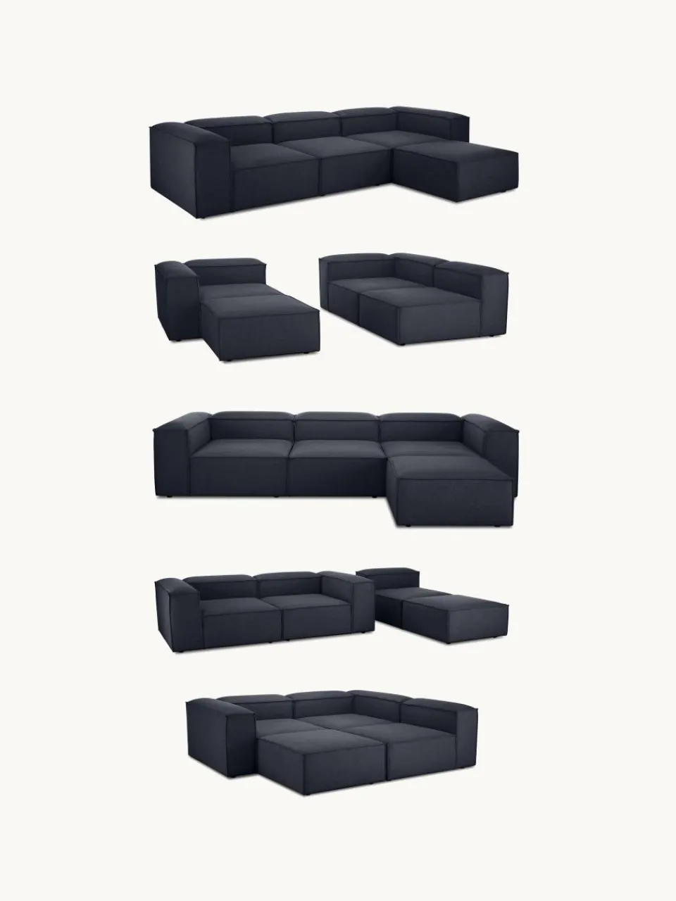 Chaise longue module Lennon^Westwing Collection New