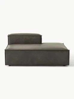 Chaise longue module Lennon van gerecycled leer^Westwing Collection Hot