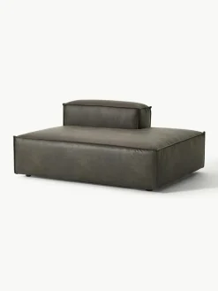 Chaise longue module Lennon van gerecycled leer^Westwing Collection Hot