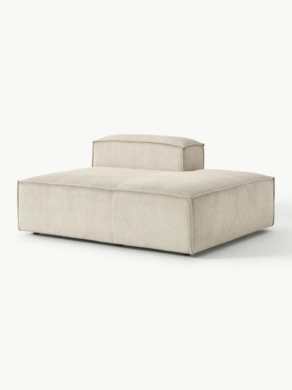 Chaise longue module Lennon van corduroy^Westwing Collection Best