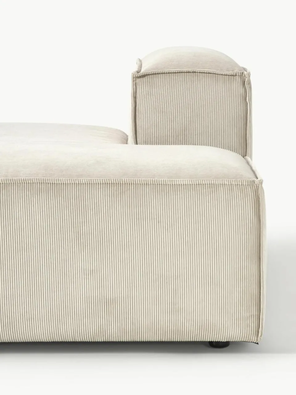 Chaise longue module Lennon van corduroy^Westwing Collection Best