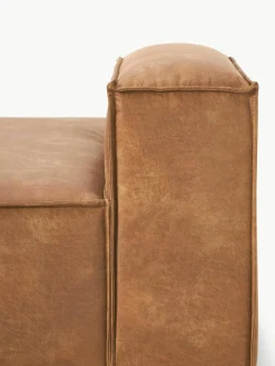 Chaise longue module Lennon van gerecycled leer^Westwing Collection Best