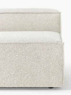 Chaise longue module Lennon van bouclé^Westwing Collection Fashion