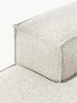 Chaise longue module Lennon van bouclé^Westwing Collection Fashion