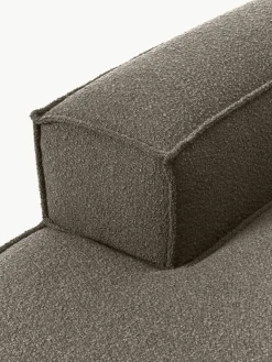 Chaise longue module Lennon uit bouclé^Westwing Collection Sale