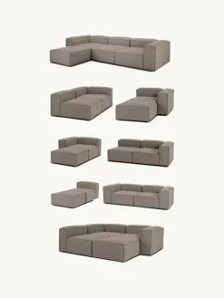 Chaise longue module Lennon uit bouclé^Westwing Collection Sale