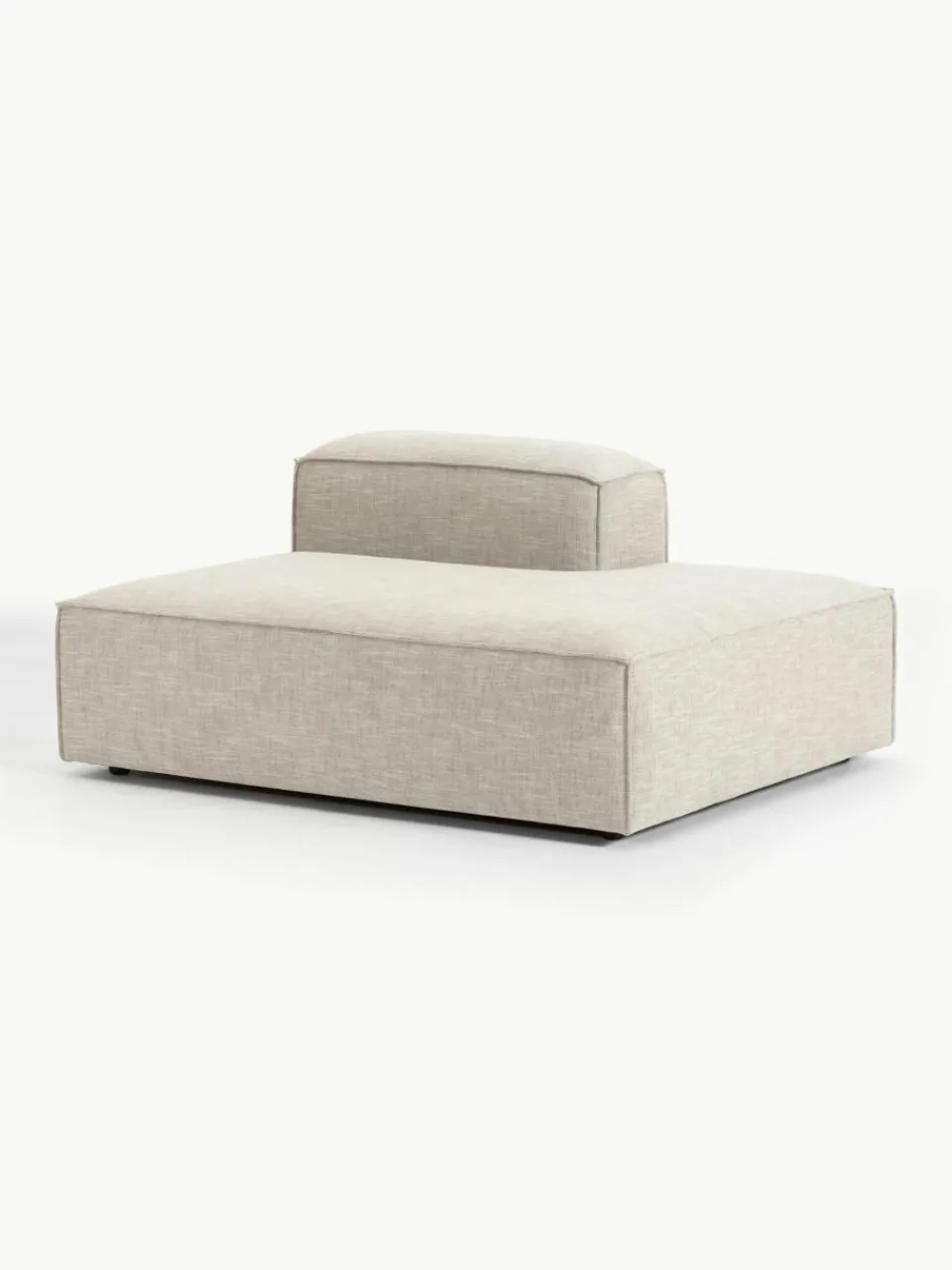 Chaise longue module Lennon van linnenmix^Westwing Collection New