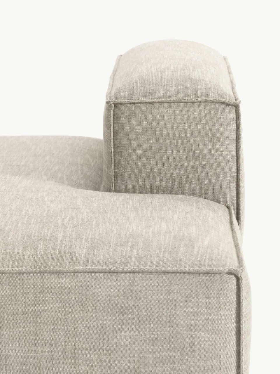 Chaise longue module Lennon van linnenmix^Westwing Collection New