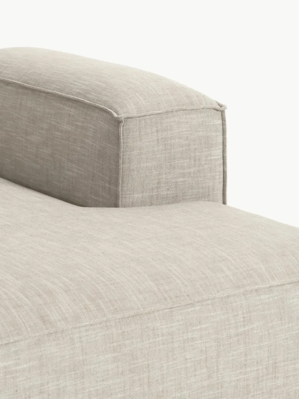 Chaise longue module Lennon van linnenmix^Westwing Collection New